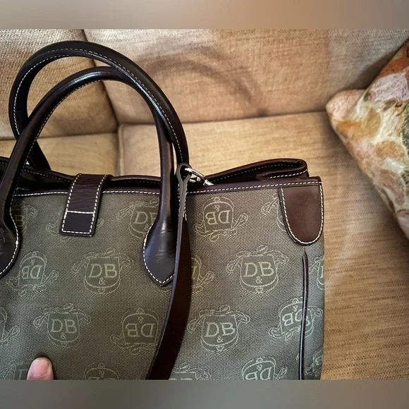 Dooney & Burke Signature Monogram Canvas Tote - Picture 8 of 17